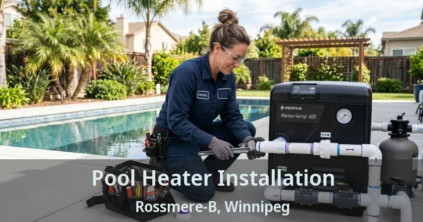 Pool Heater Installation Rossmere-B, Winnipeg - MB